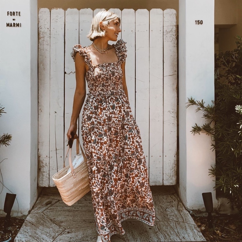 LOVE THE LABEL | FREDRIKA SMOCKED DRESS NWOT
